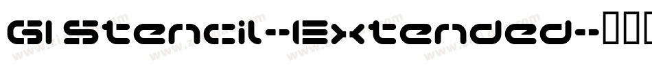 GI Stencil-Extended字体转换